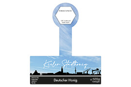 Design Stadthonig Kiel blauer Himmel 500g mit Gewährverschluss 