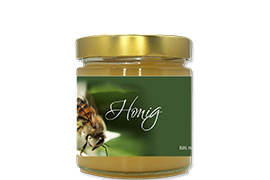Honigetikett Natur Nr.03 250g rechteckig 