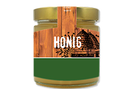 Honigetikett Waldhonig modern Nr.02 C 500g