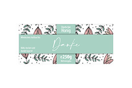 Design Geschenketikett Nr.03 A 250g rechteckig 