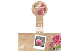 Design Geschenketikett Nr.09 B 250g mit Gewährverschluss