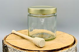 Honigglas Deep-Glas 500g mit 82er Deep Twist-off Deckel