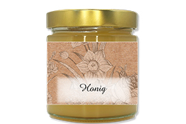 Honigetikett modern Nr.51 500g rechteckig 