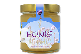 Honigetikett Phacelia Nr.04 A 500g