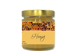Honigetikett Natur Nr.27 250g rechteckig 