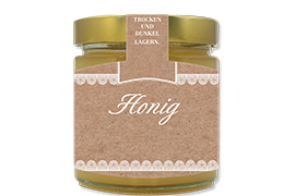 Honigetikett modern Nr.38 C 500g