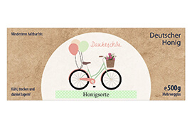 Design Geschenketikett Nr.12 A 500g rechteckig 