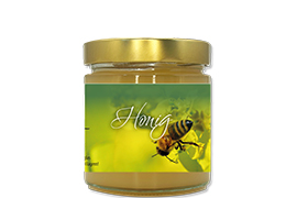 Honigetikett Natur Nr.20 250g rechteckig 