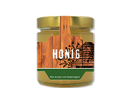 Honigetikett Waldhonig modern Nr.02 A 250g