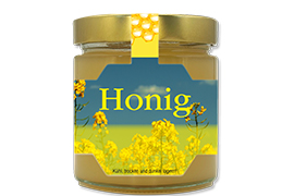 Honigetikett Raps Nr.01 A 500g