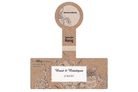 Design Hochzeitsetikett Nr.06 B 500g mit Gewährverschluss