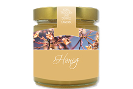 Honigetikett Natur Nr.09 C 500g