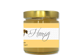 Honigetikett modern Nr.21 250g rechteckig 