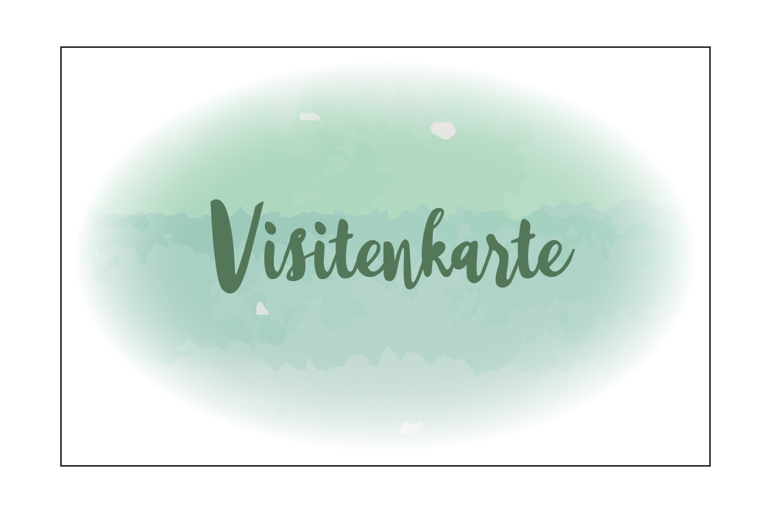 Selbstgestaltung - Visitenkarte 85mm x55mm