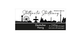 Design Stadthonig Stuttgart weißer Himmel 250g rechteckig