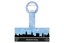 Design Stadthonig Mainz blauer Himmel 500g mit Gewährverschluss 