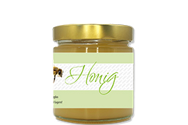 Honigetikett modern Nr.20 250g rechteckig 