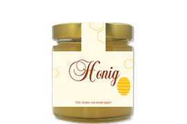 Honigetikett klassisch Nr.01 B 250g