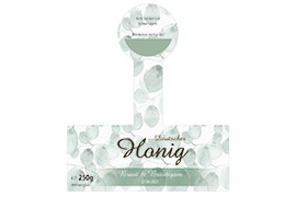 Design Hochzeitsetikett Nr.07 B 250g mit Gewährverschluss