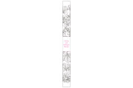 Siegelstreifen neutral modern 32 rechteckig lang