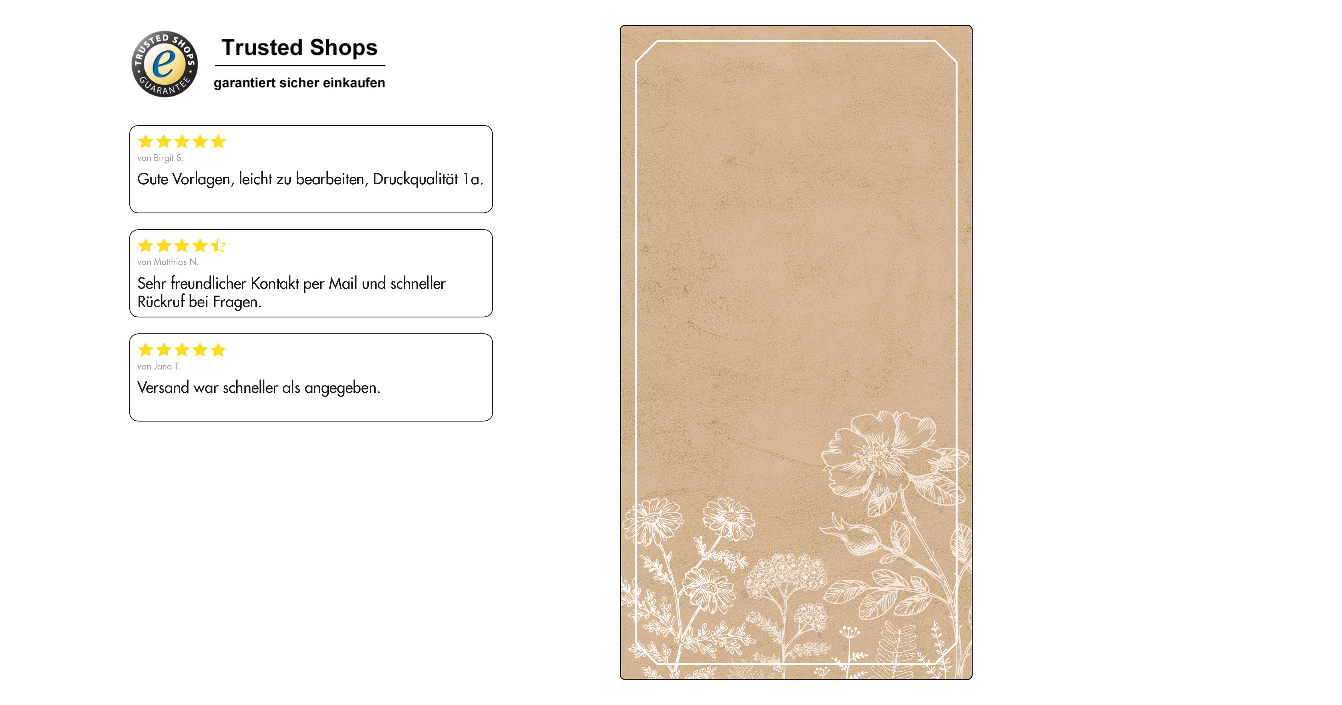 Etikett neutral rechteckig groß Nr.03