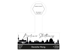 Design Stadthonig Berlin weißer Himmel 500g mit Gewährverschluss 