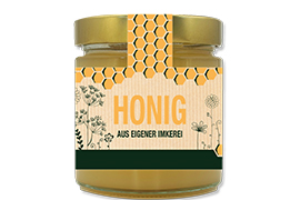 Honigetikett modern Nr.07 B 500g
