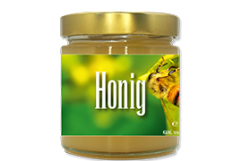 Honigetikett Natur Nr.07 500g rechteckig 