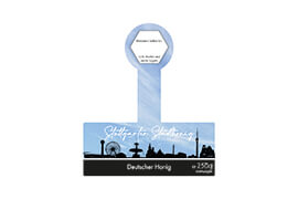 Design Stadthonig Stuttgart blauer Himmel 250g mit Gewährverschluss 