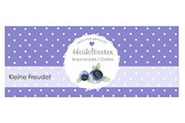 Design rechteckig Heidelbeere