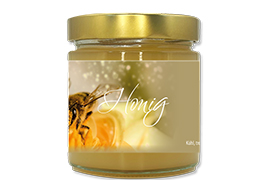 Honigetikett Natur Nr.02 500g rechteckig 