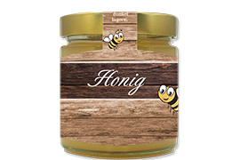 Honigetikett Waldhonig klassisch Nr.01 C 500g