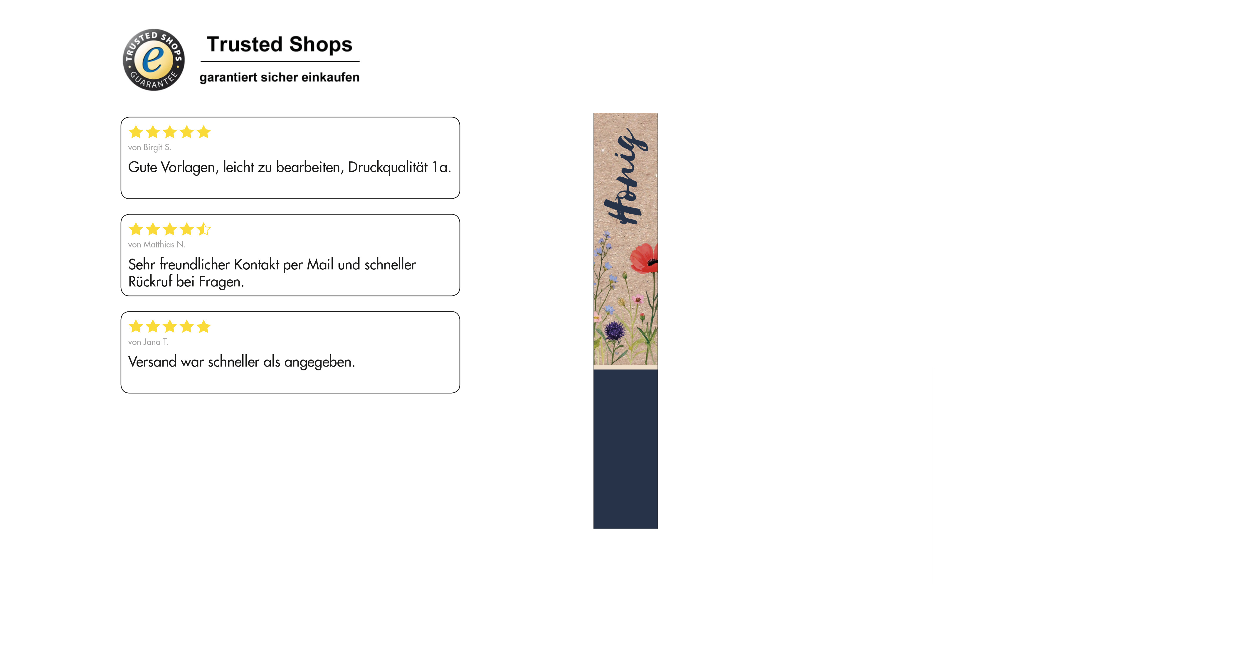 Siegelstreifen modern Nr.09 rechteckig