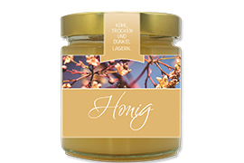 Honigetikett Natur Nr.09 B 500g 