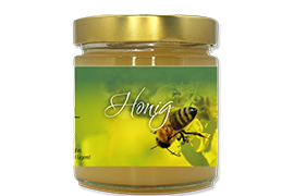 Honigetikett Natur Nr.20 500g rechteckig 