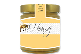 Honigetikett modern Nr.21 C 500g
