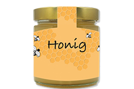 Honigetikett klassisch Nr.22 C 500g