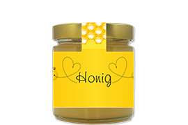 Honigetikett modern Nr.01 B 250g