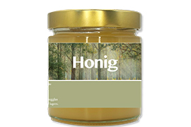 Honigetikett Wald Nr.01 500g rechteckig 