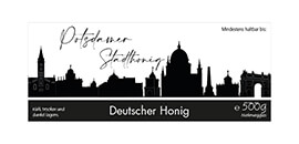 Design Stadthonig Potsdam weißer Himmel 500g rechteckig