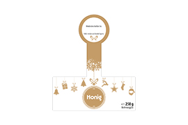 Design Weihnachtlich Nr. 06 B 250g mit Gewährverschluss 