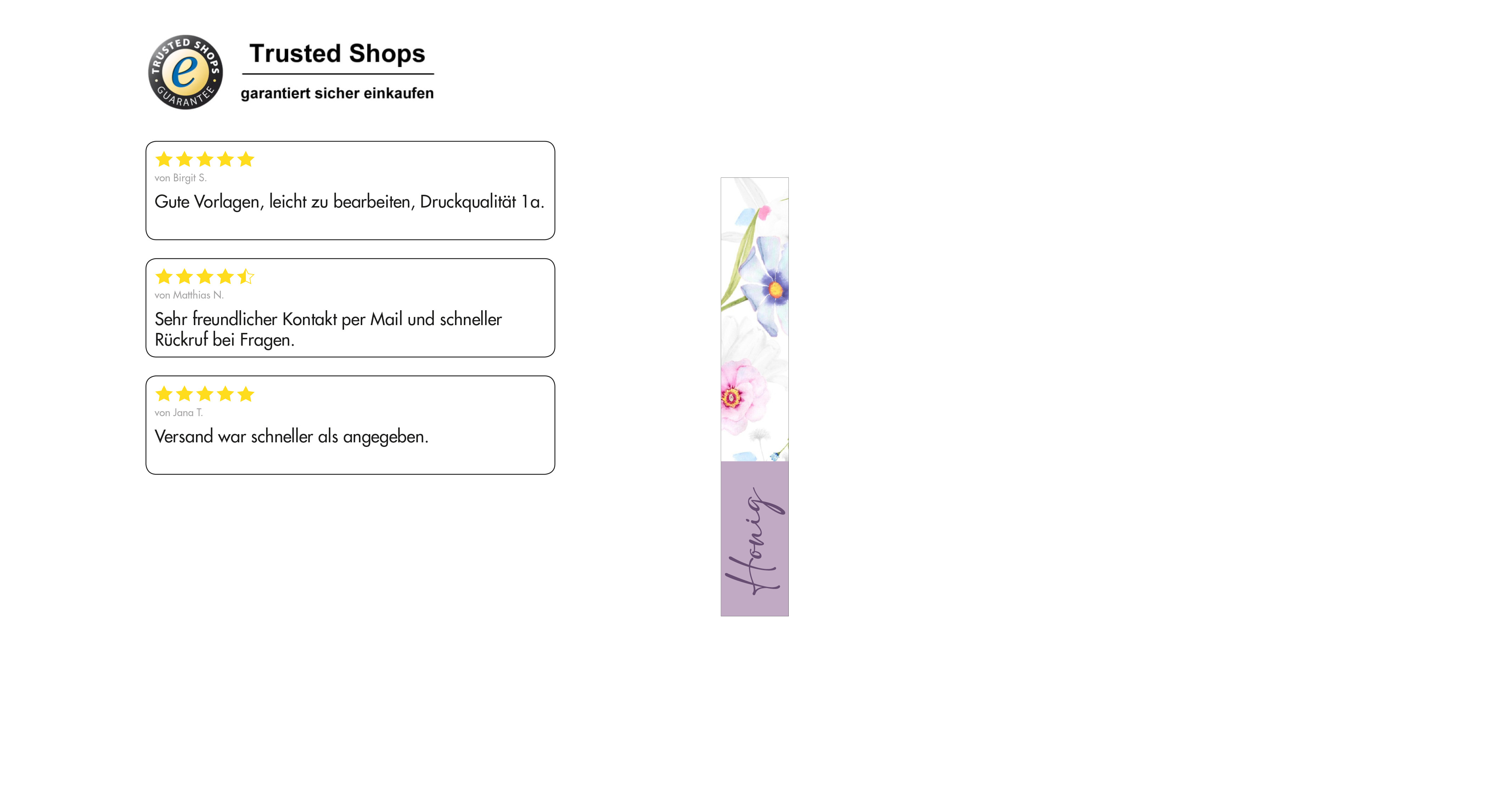 Siegelstreifen modern Nr.55 rechteckig