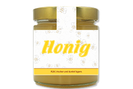 Honigetikett modern Nr.03 B 500g
