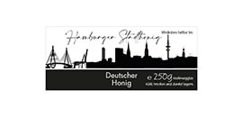 Design Stadthonig Hamburg weißer Himmel 250g rechteckig