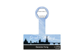 Design Stadthonig Dresden blauer Himmel 250g mit Gewährverschluss 