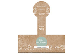 Design Hochzeitsetikett Nr.03 B 500g mit Gewährverschluss