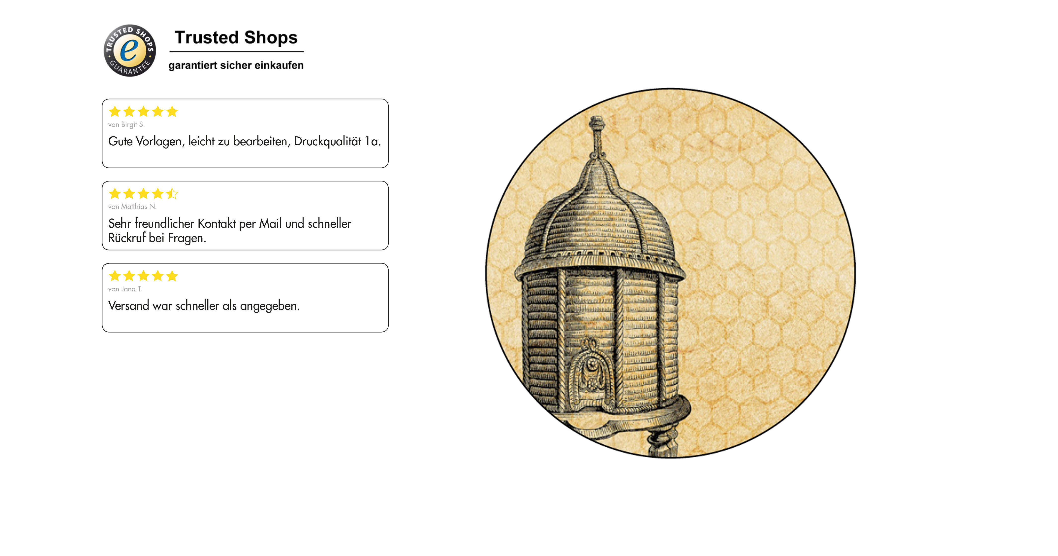 Etikett - neutral rund Nr.05