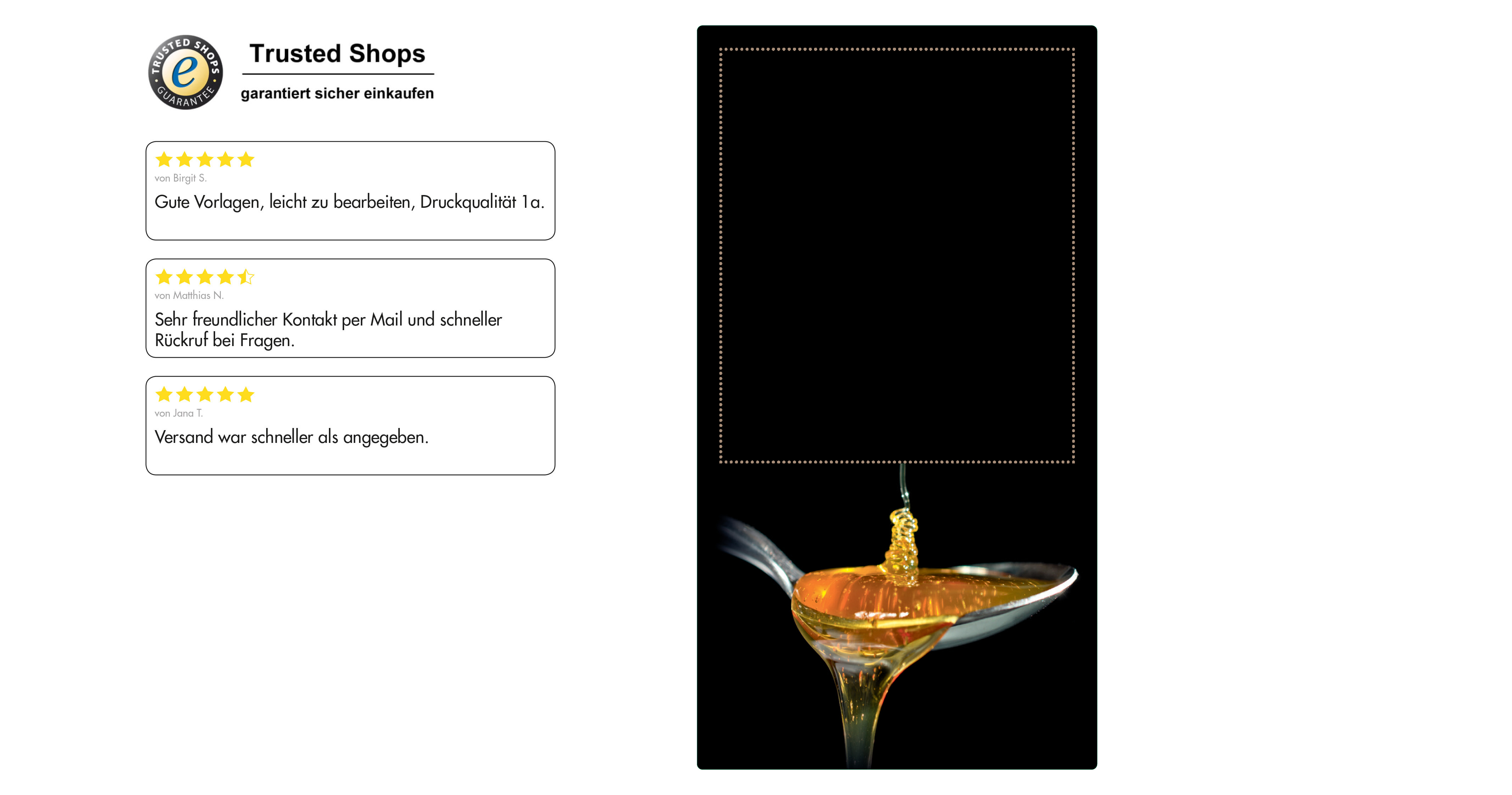 Etikett neutral rechteckig groß Nr.18
