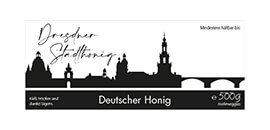 Design Stadthonig Dresden weißer Himmel 500g rechteckig