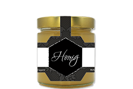 Honigetikett modern Nr.33 A 250g